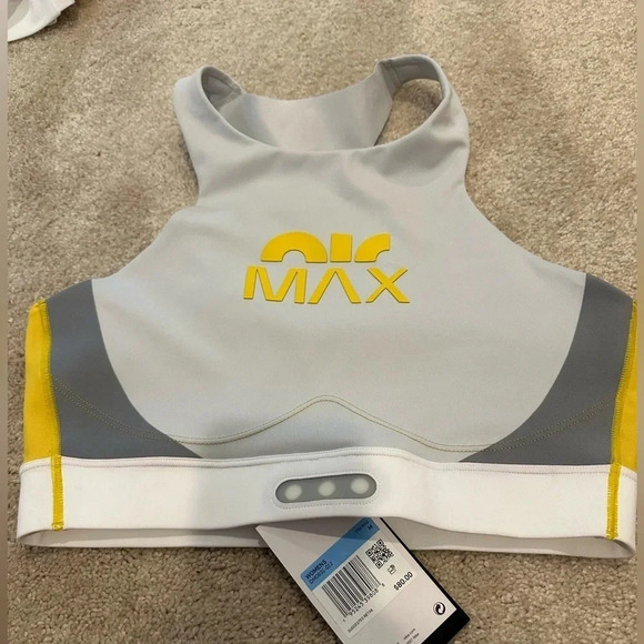 NIKE Air Max Swoosh Dri Fit Medium Support Non Padded Sports Bra Medium - Picture 4 of 6